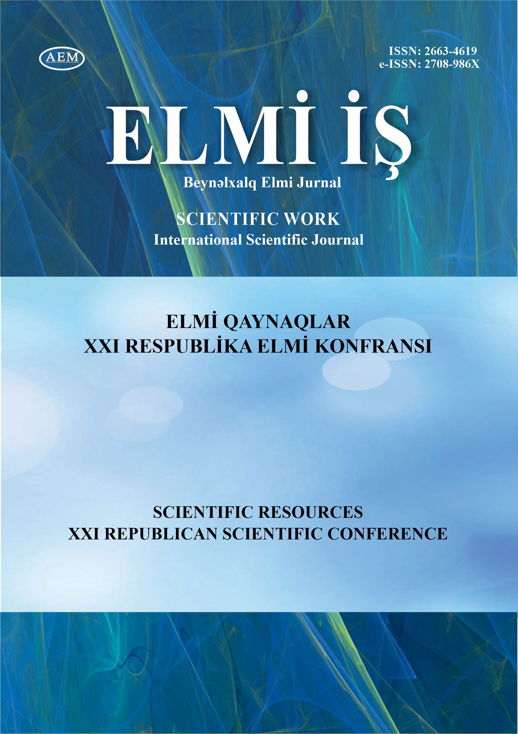 SCIENTIFIC RESOURCES XXI REPUBLICAN SCIENTIFIC CONFERENCE 